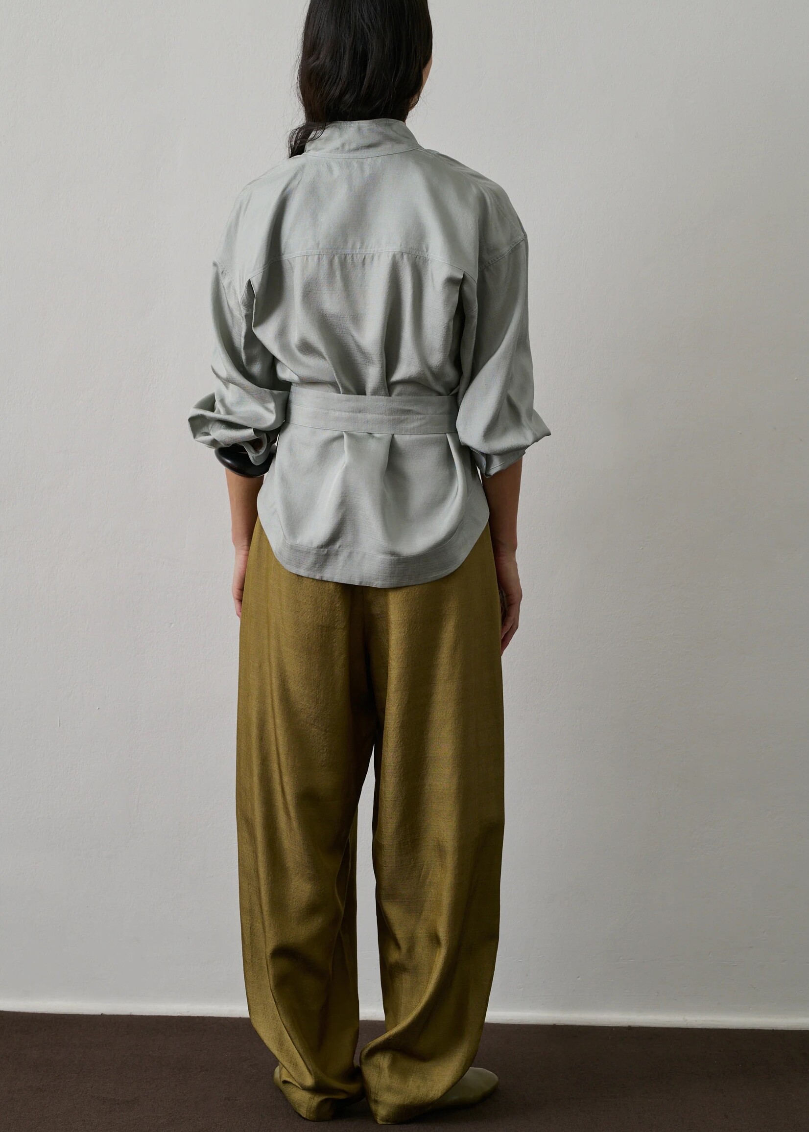 Soeur Silk Blouse Felicite (Icy Blue)