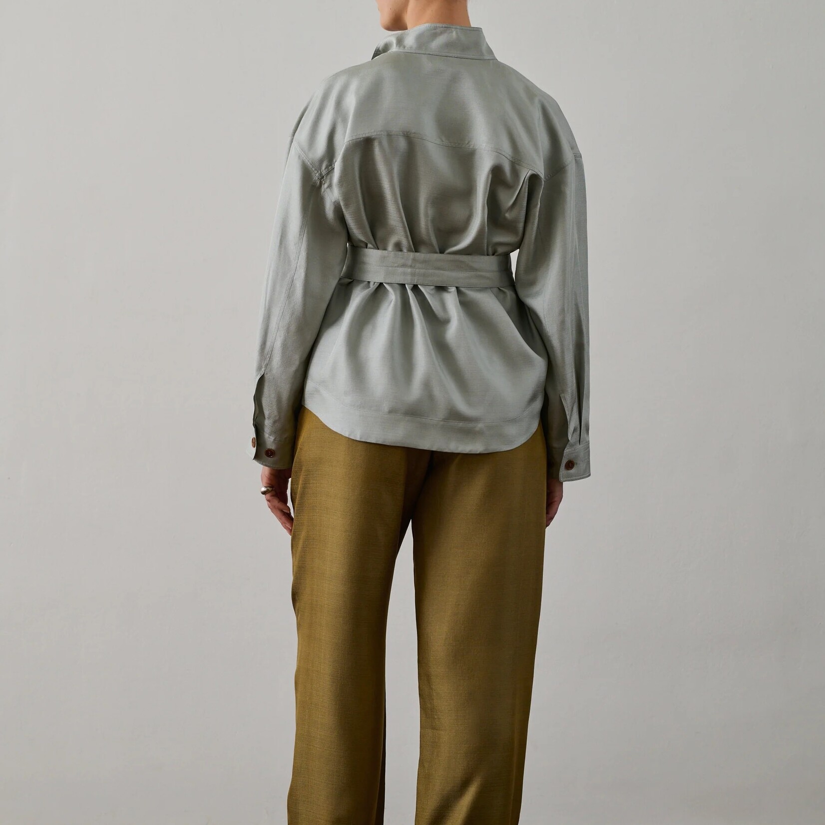 Soeur Silk Blouse Felicite (Icy Blue)