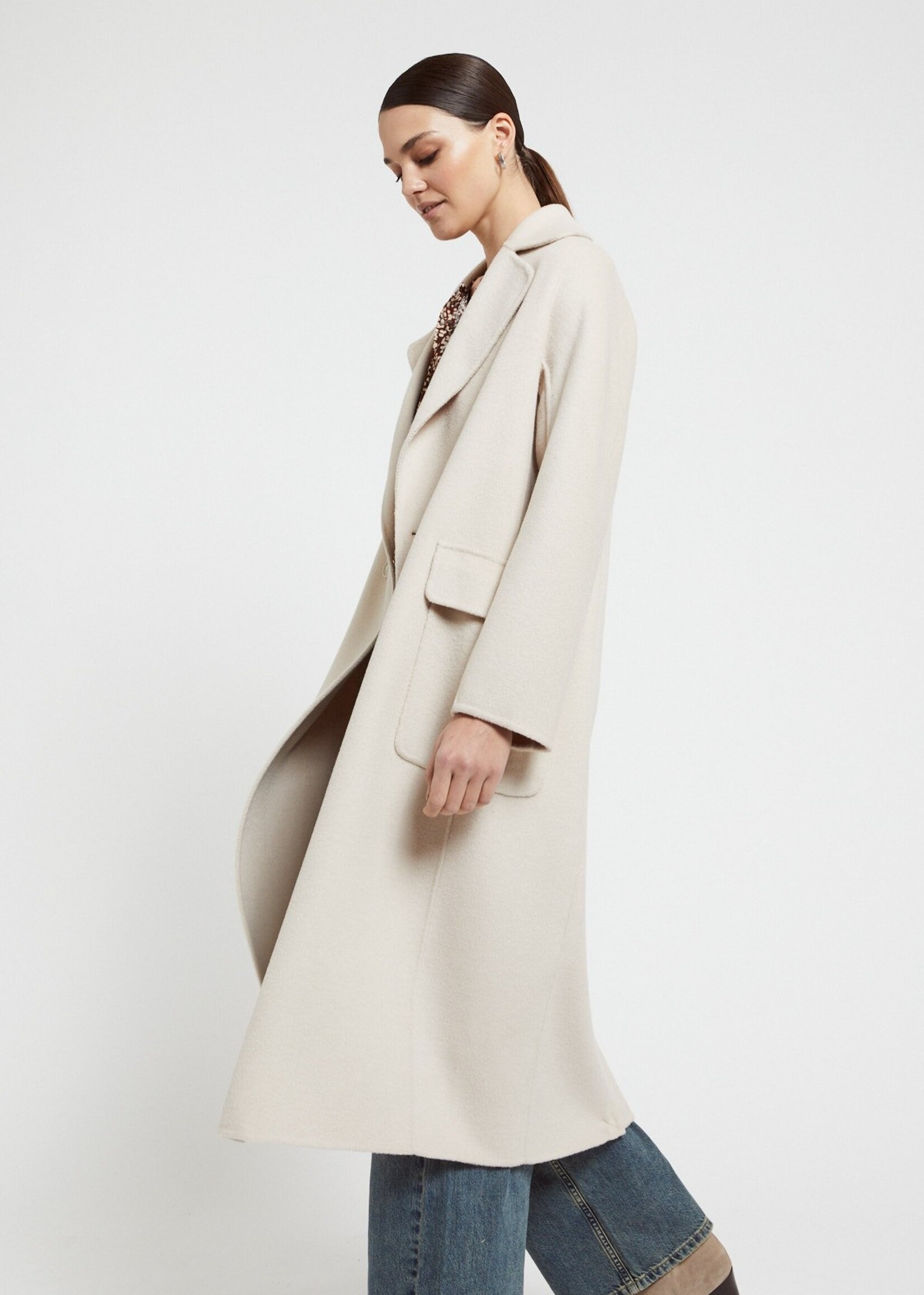 Ottod'Ame Long Coat Benedetta (Cream)