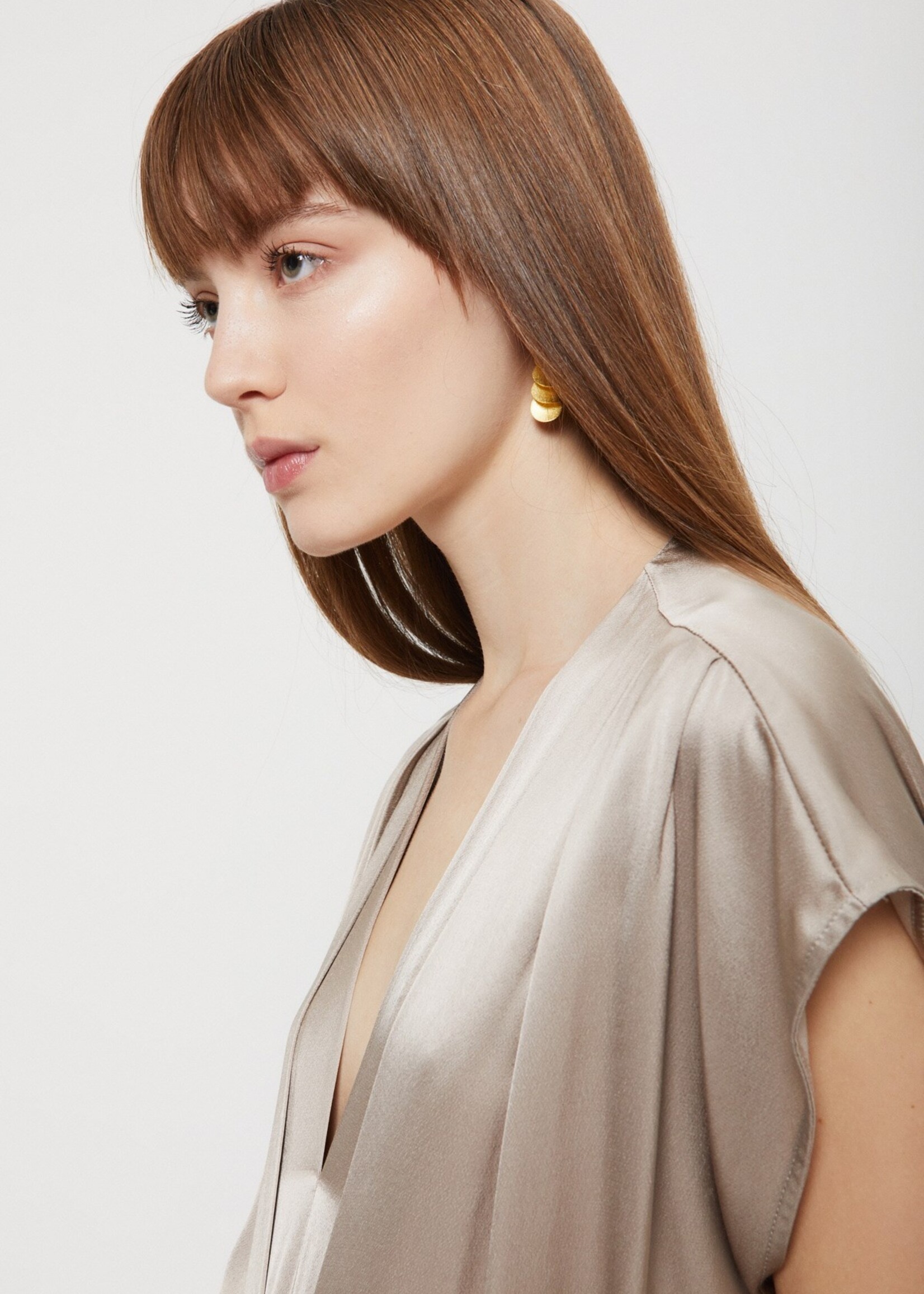 Ottod'Ame Viscose Maxi Dress (Corda Cream)