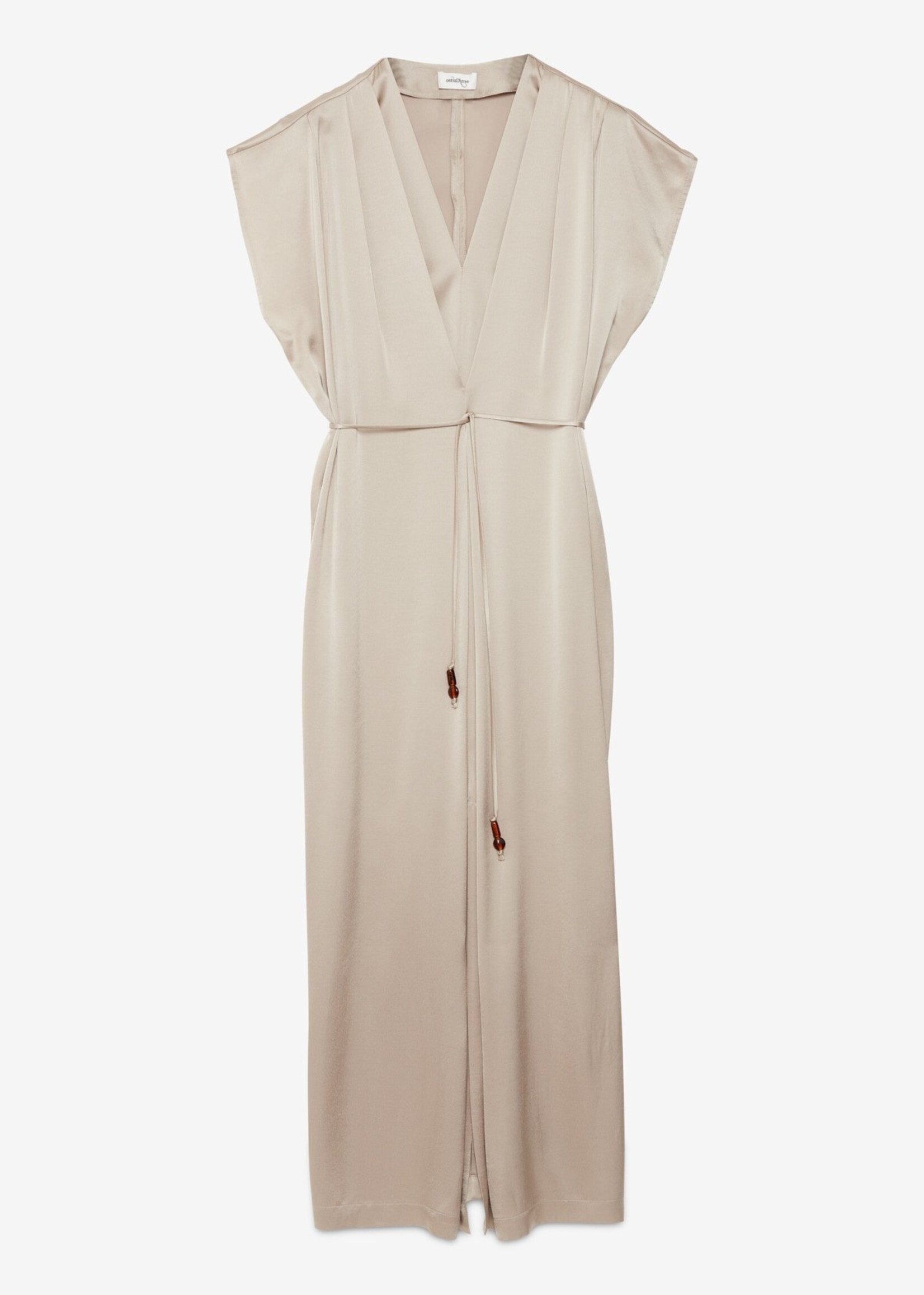 Ottod'Ame Viscose Maxi Dress (Corda Cream)