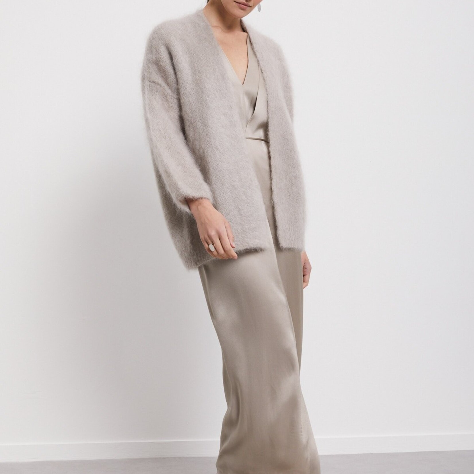 Ottod'Ame Viscose Maxi Dress (Corda Cream)