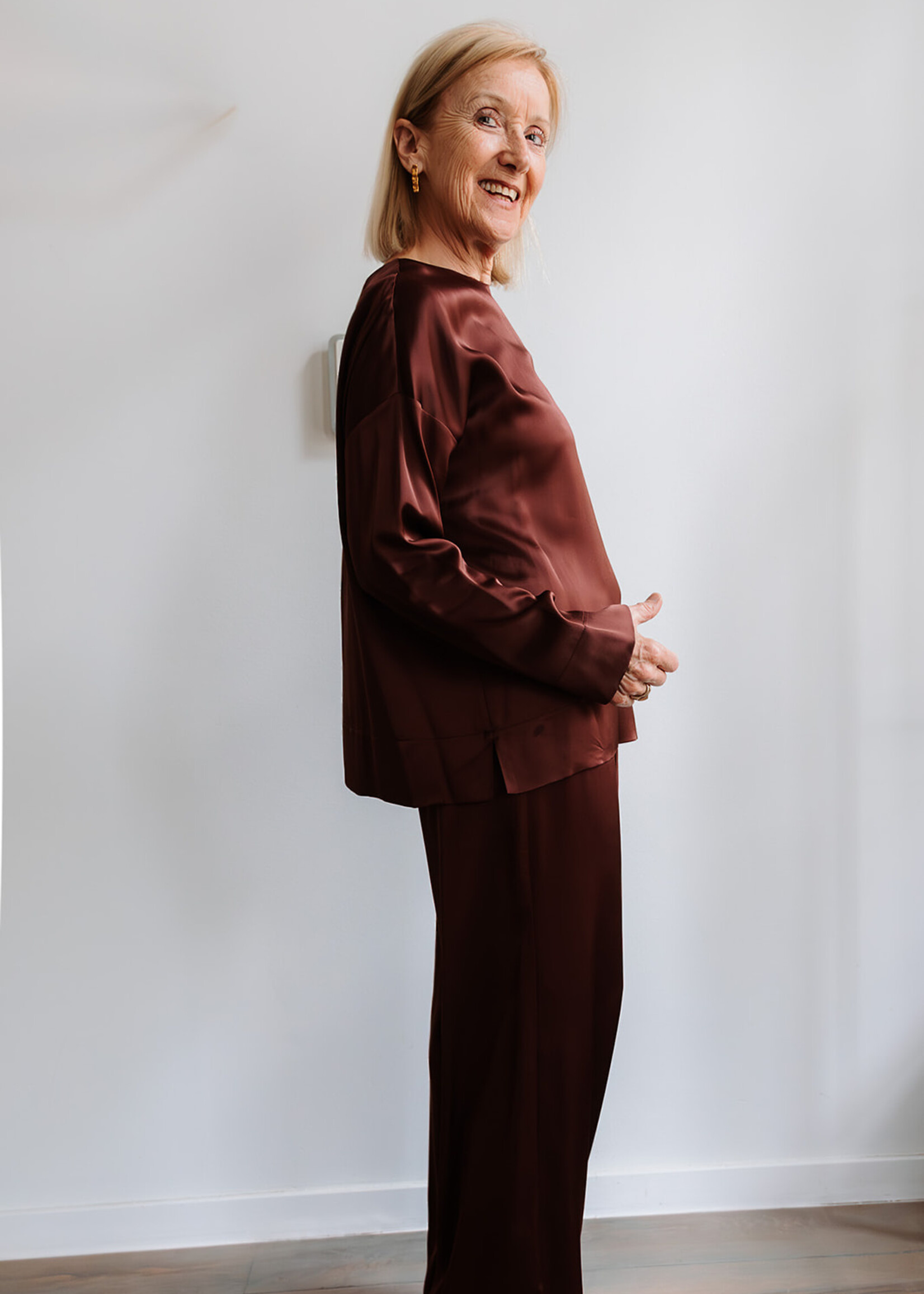 Ottod'Ame Viscose Trouser Arianna (Terra)