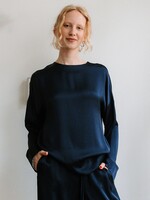 Ottod'Ame Viscose Shirt Caterina (Night Blue)