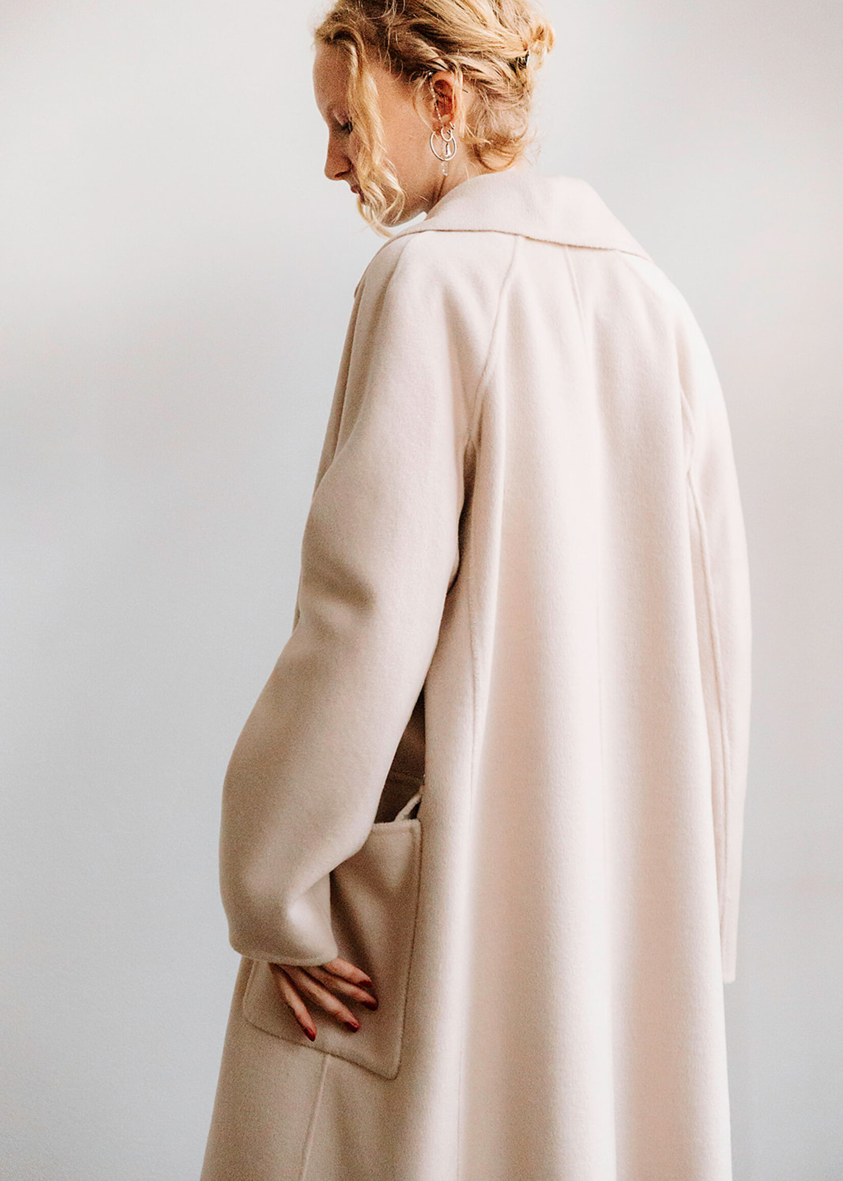 Ottod'Ame Long Coat Benedetta (Cream)