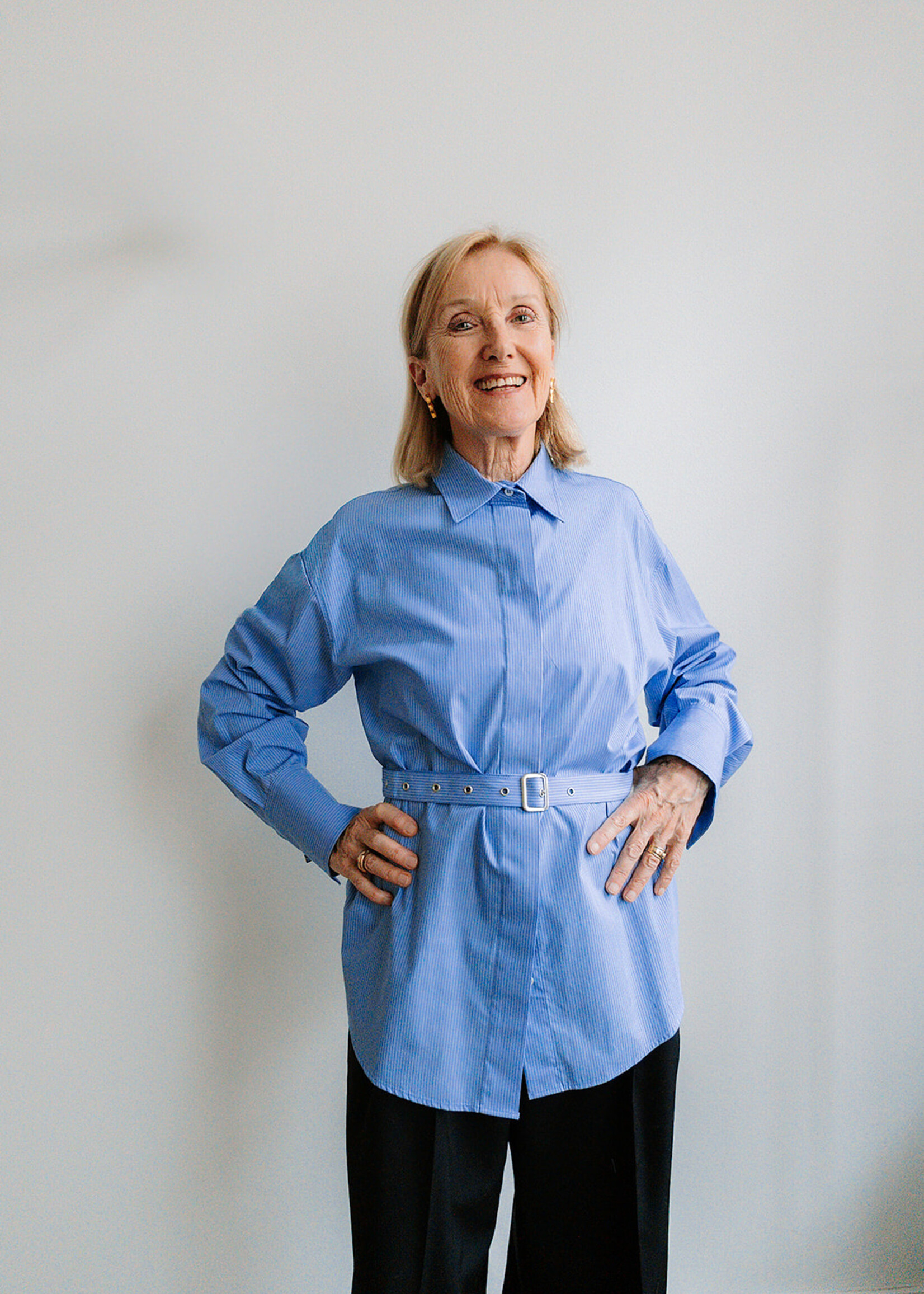 Ottod'Ame Striped Cotton Shirt (Blue/White)