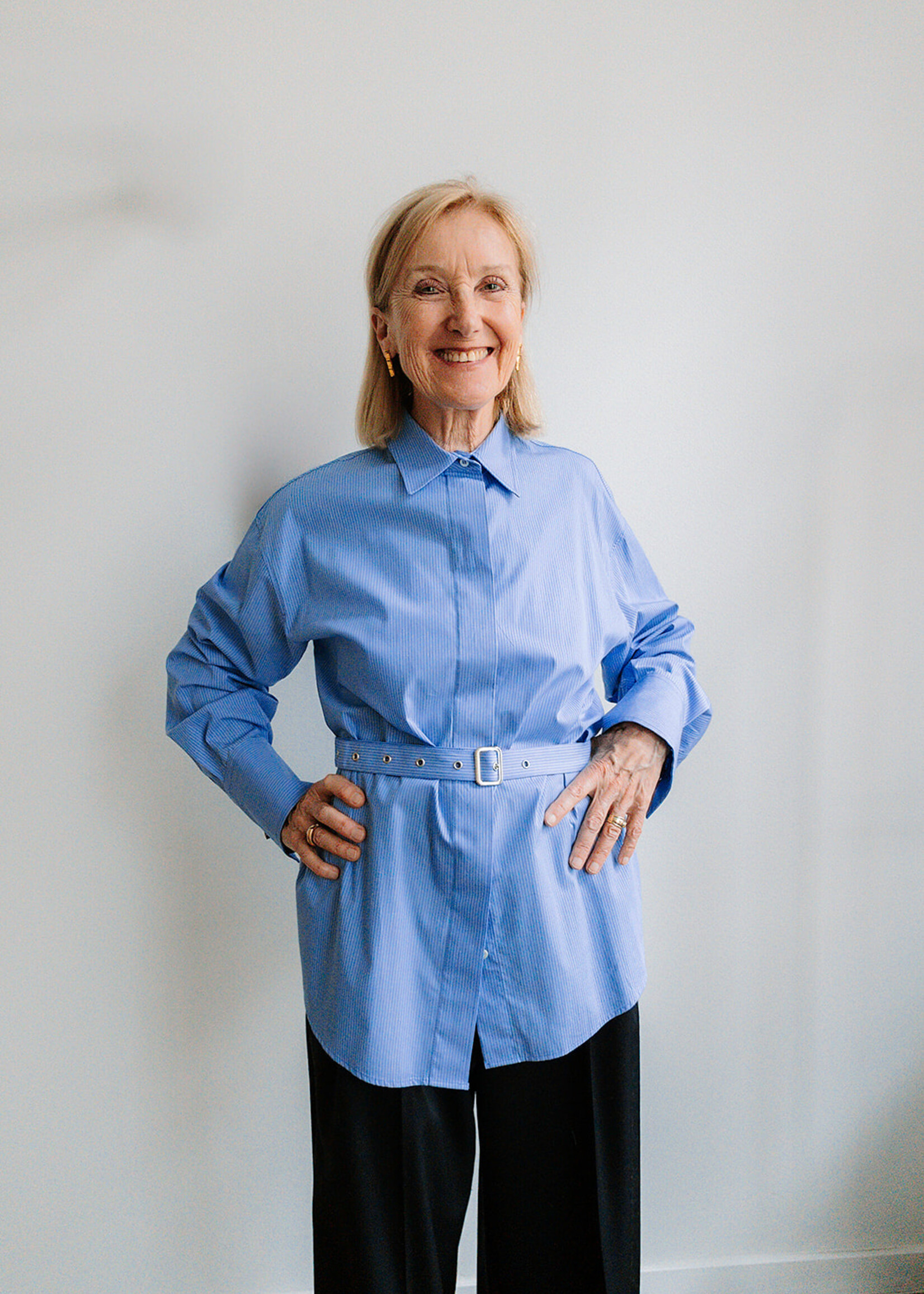 Ottod'Ame Striped Cotton Shirt (Blue/White)