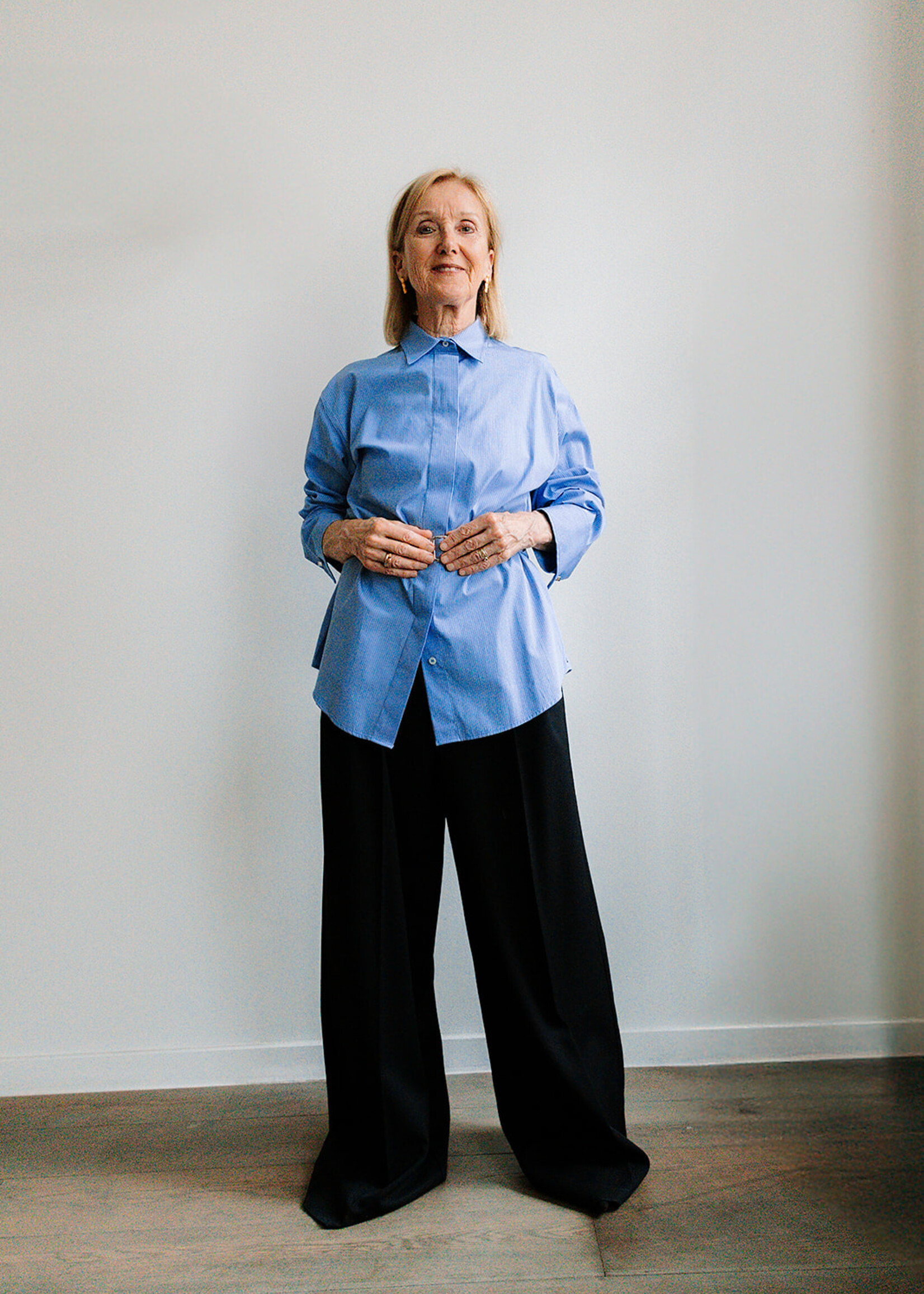 Ottod'Ame Striped Cotton Shirt (Blue/White)