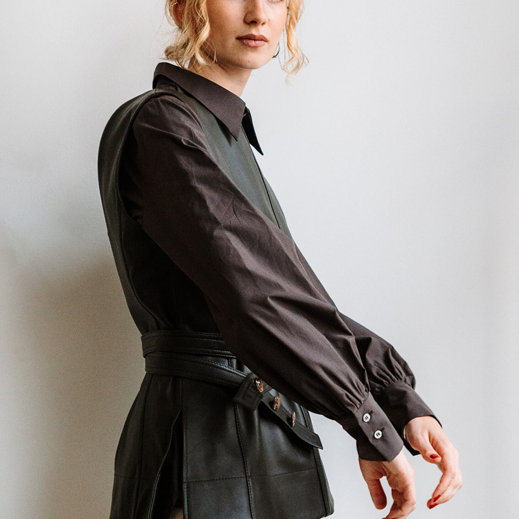 Soeur Leather Top Chance (Brown)