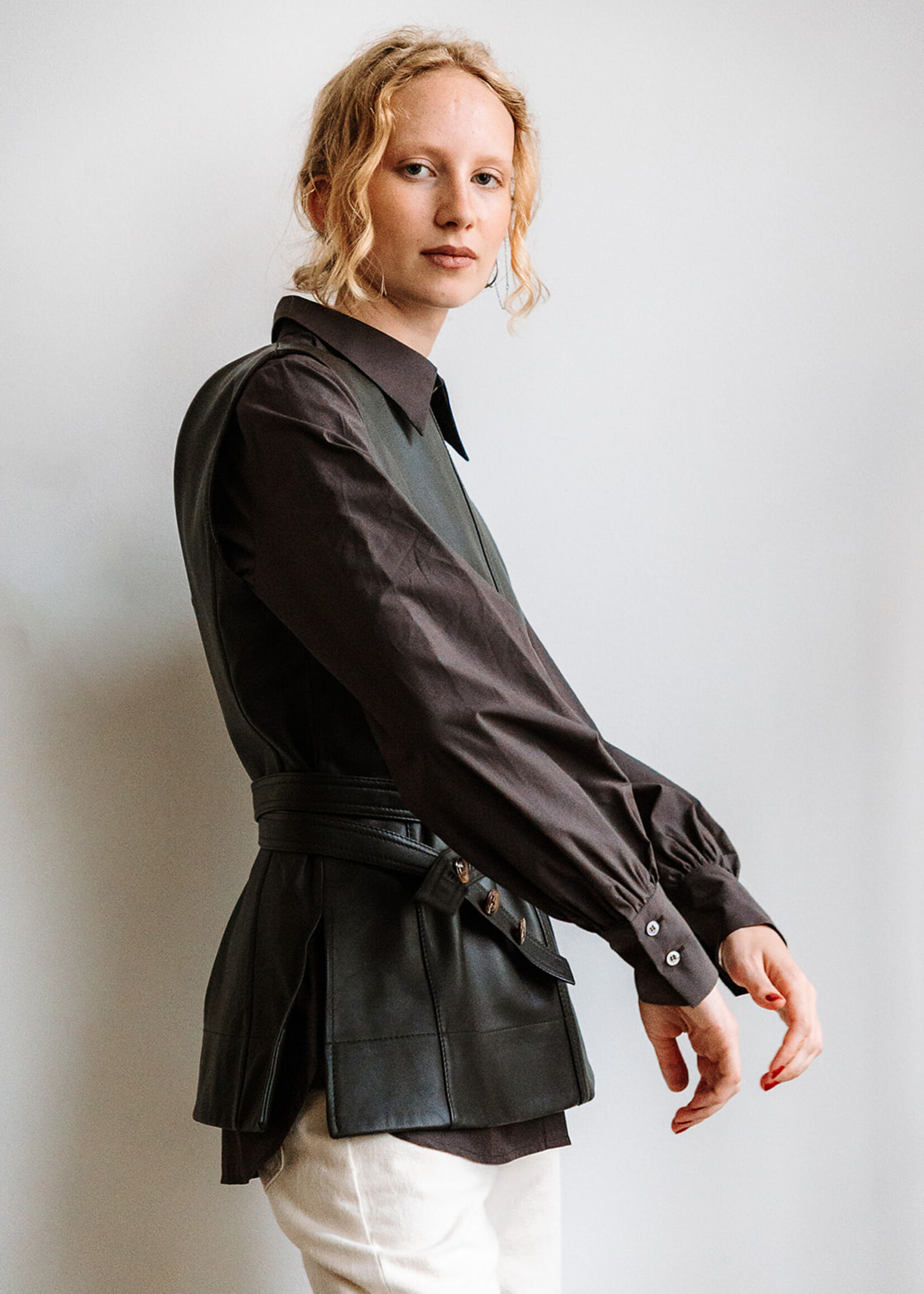 Soeur Leather Top Chance (Brown)