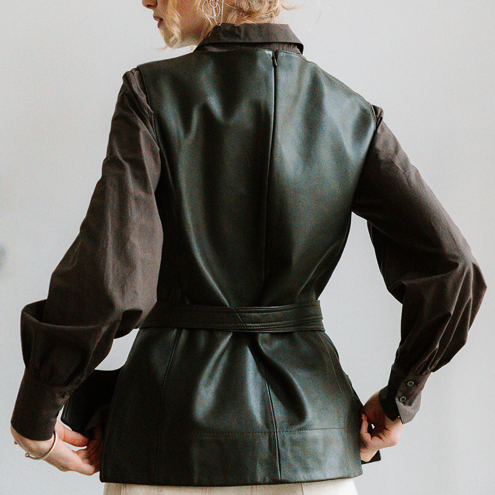 Soeur Leather Top Chance (Brown)