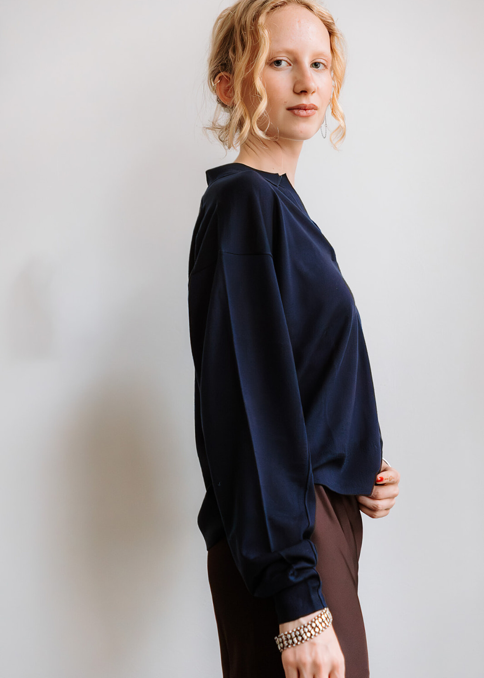 Soeur Polo Sweater Fleming (Dark Blue)