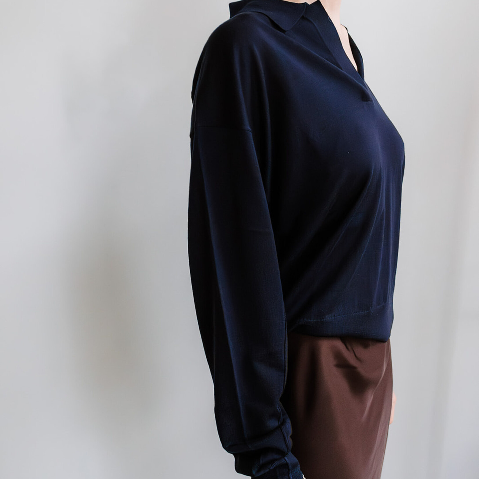 Soeur Polo Sweater Fleming (Dark Blue)