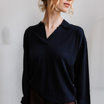 Soeur Polo Sweater Fleming (Dark Blue)