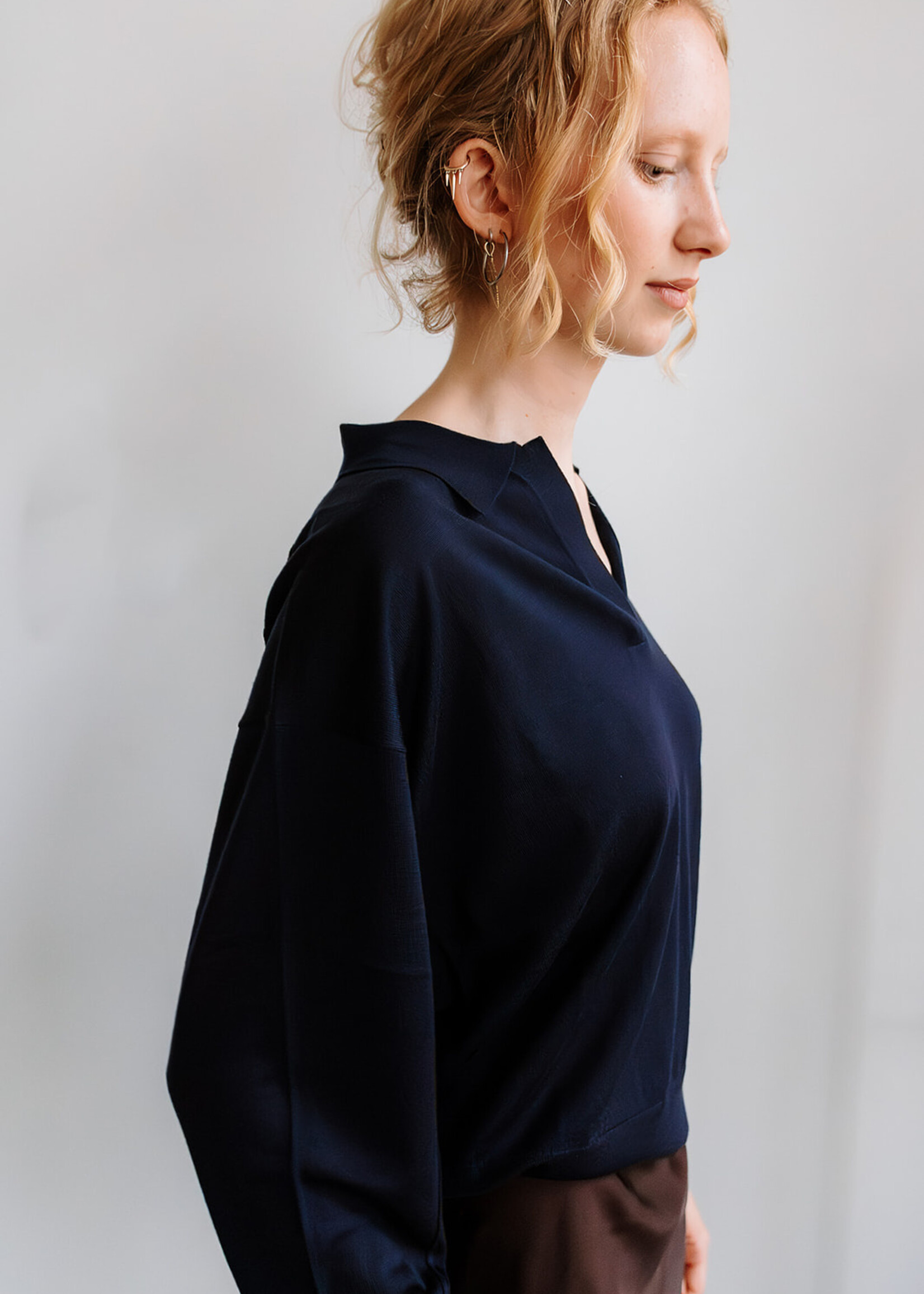 Soeur Polo Sweater Fleming (Dark Blue)