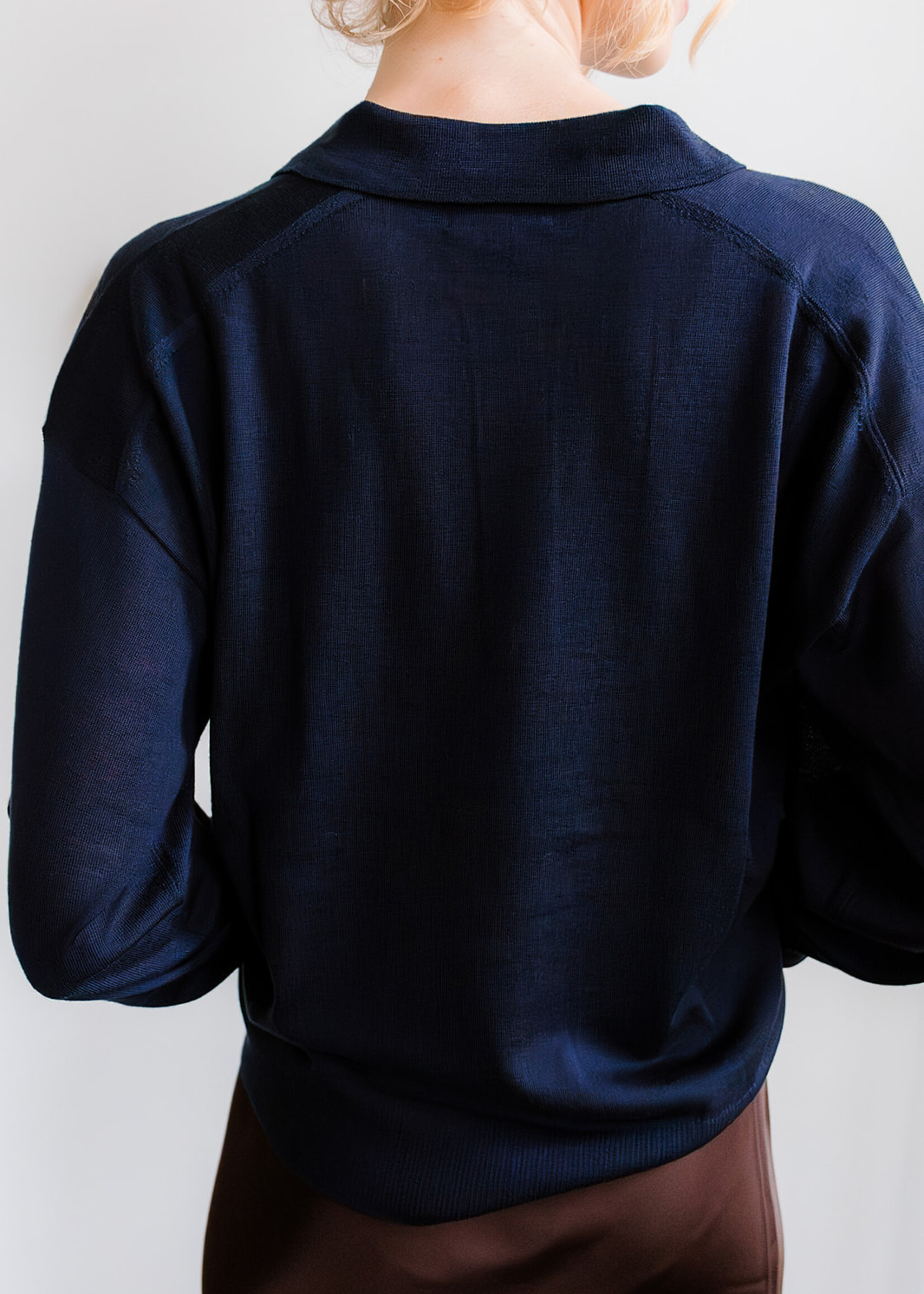 Soeur Polo Sweater Fleming (Dark Blue)