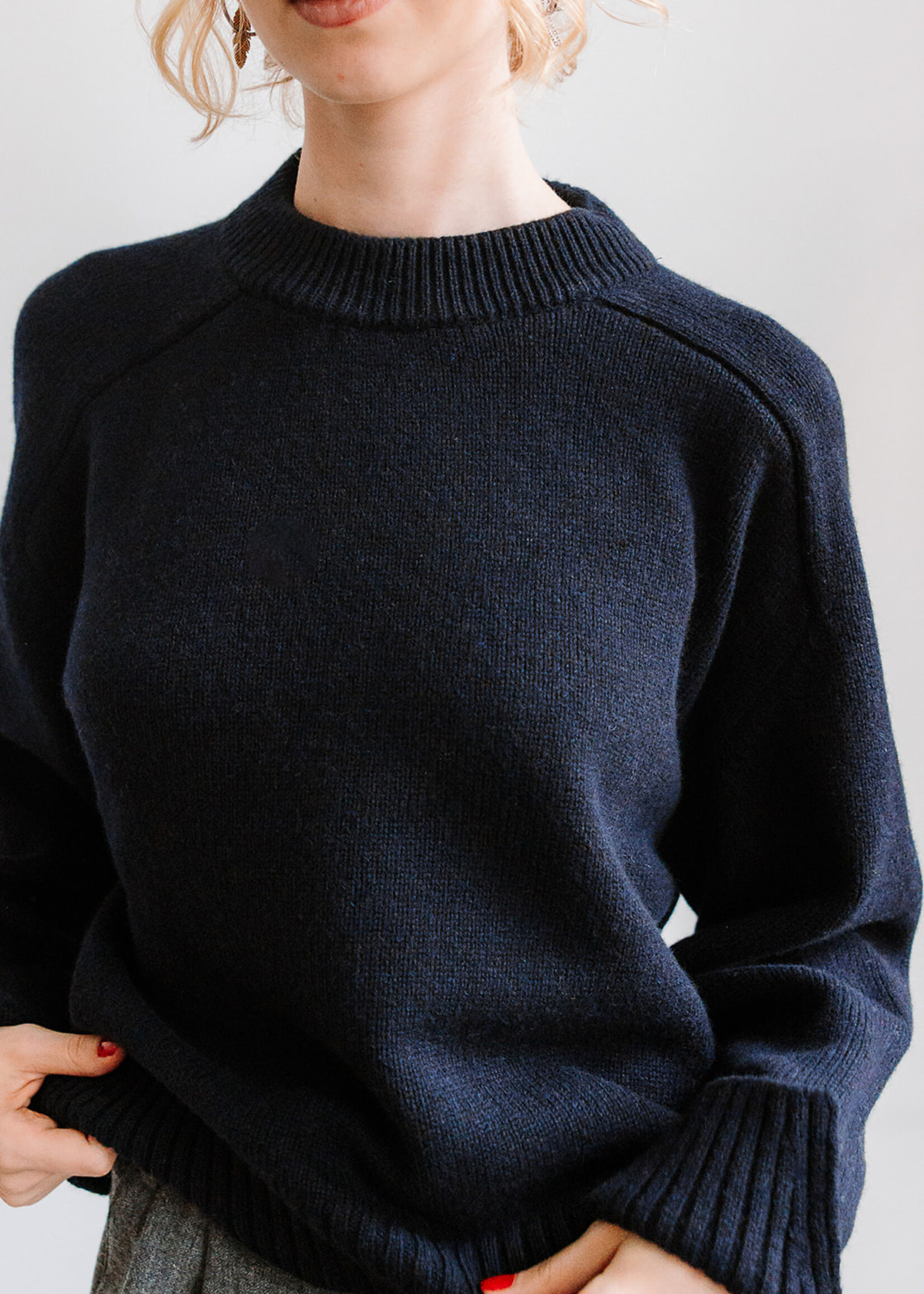 Soeur Sweater Will (Navy Blue)
