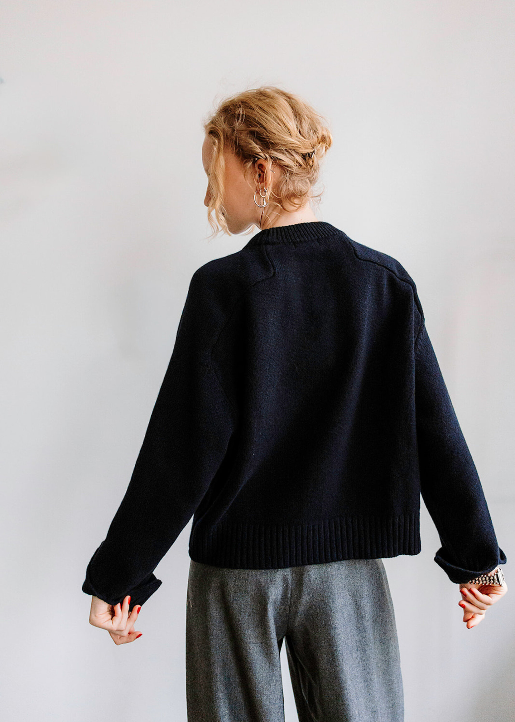 Soeur Sweater Will (Navy Blue)