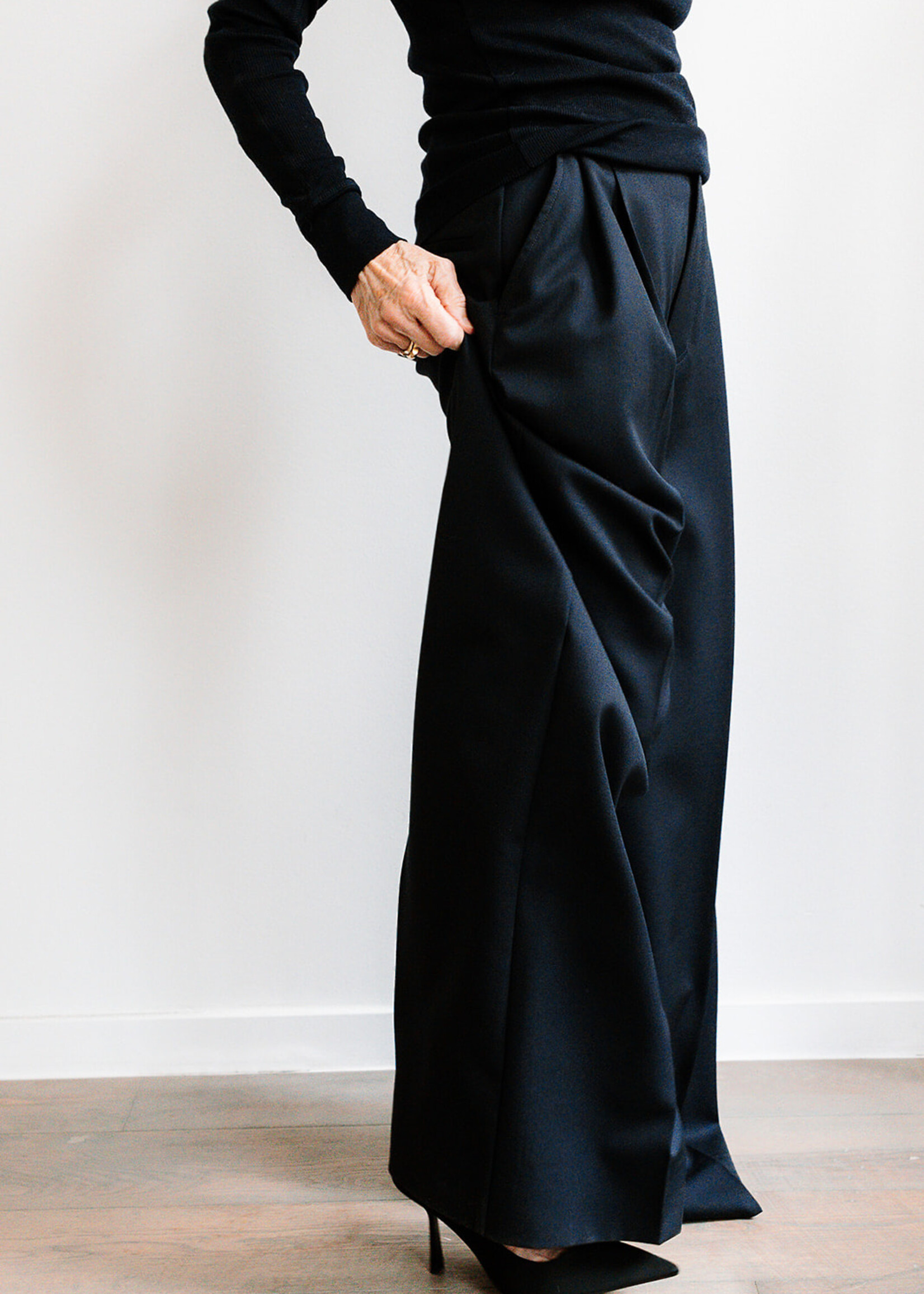 Soeur Pleated Trousers Frehus (Midnight Blue)