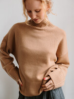 Colorush Cashmere Funnel Neck Chunky Carmen (Camel)