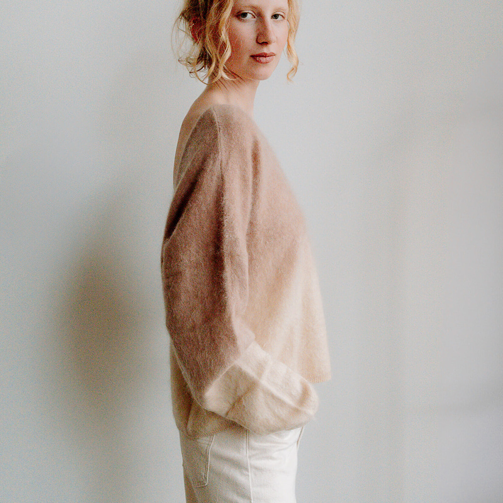 Colorush Brushed Cashmere Dip Dye (Camel/Cream)