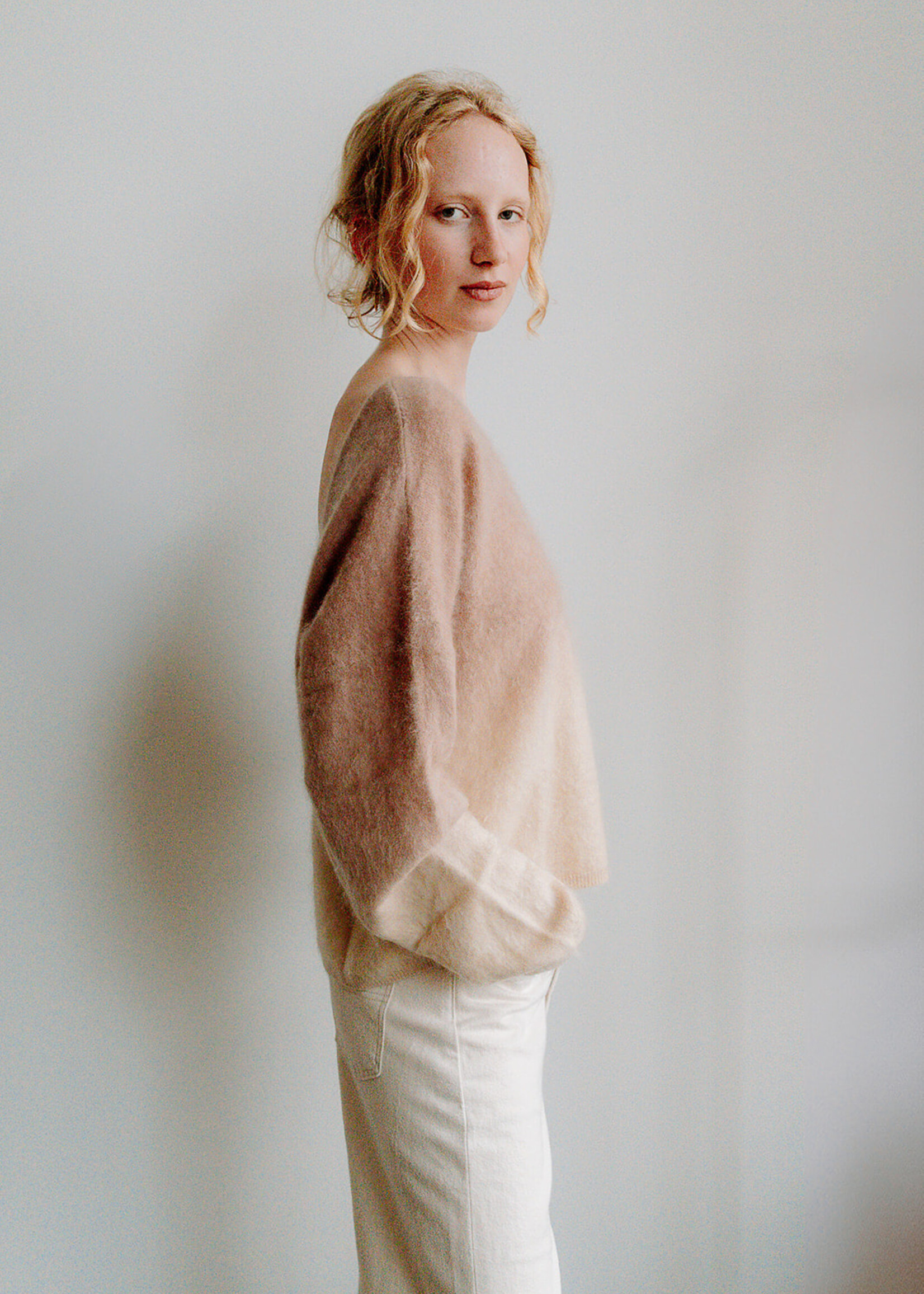 Colorush Brushed Cashmere Dip Dye (Camel/Cream)