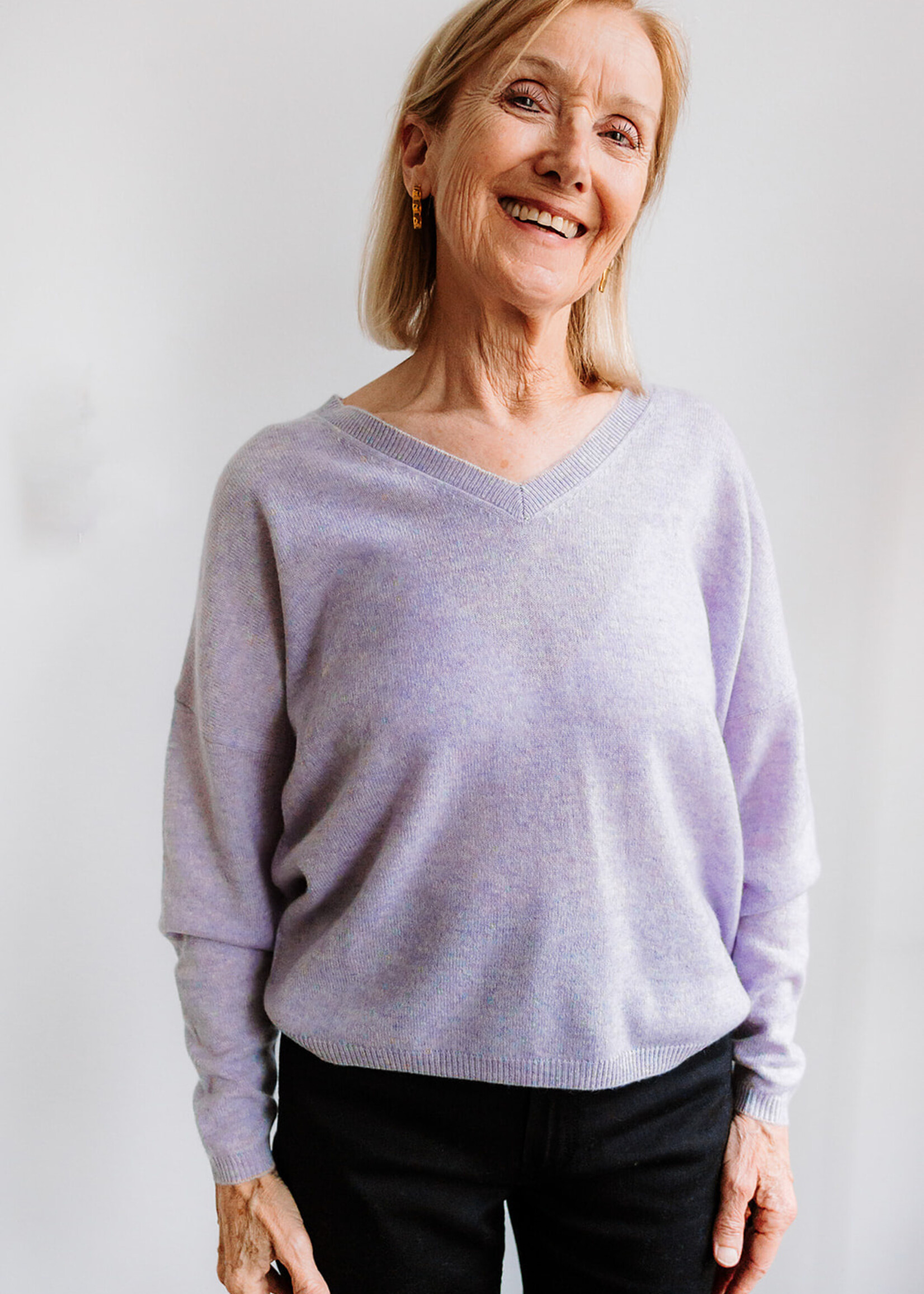 Absolut cashmere V Sweater Alicia (Violet)