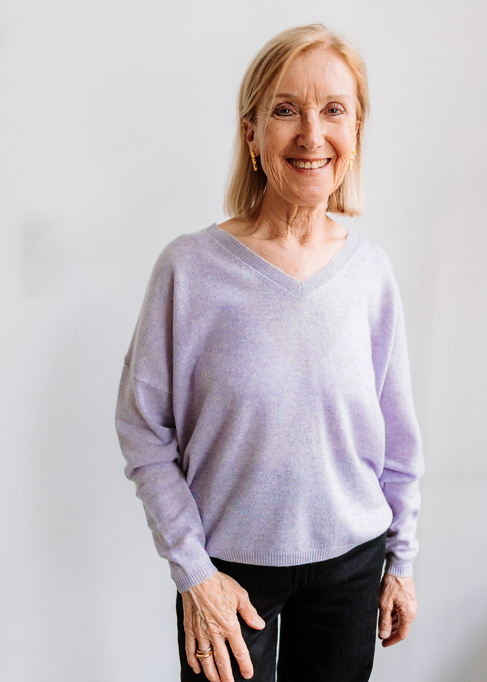 Absolut cashmere V Sweater Alicia (Violet)