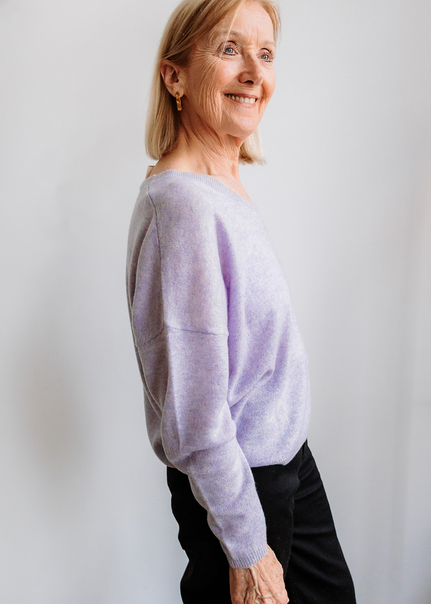 Absolut cashmere V Sweater Alicia (Violet)