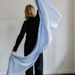White + Warren Luxurious Travel Wrap (Pale Mist Blue)
