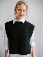 Soeur Sleeveless Sweater Alky (Forest Green)