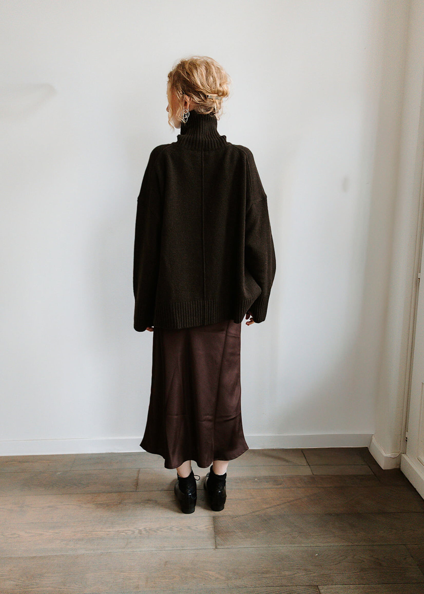 Soeur Turtleneck Sweater William (Chocolate Brown)