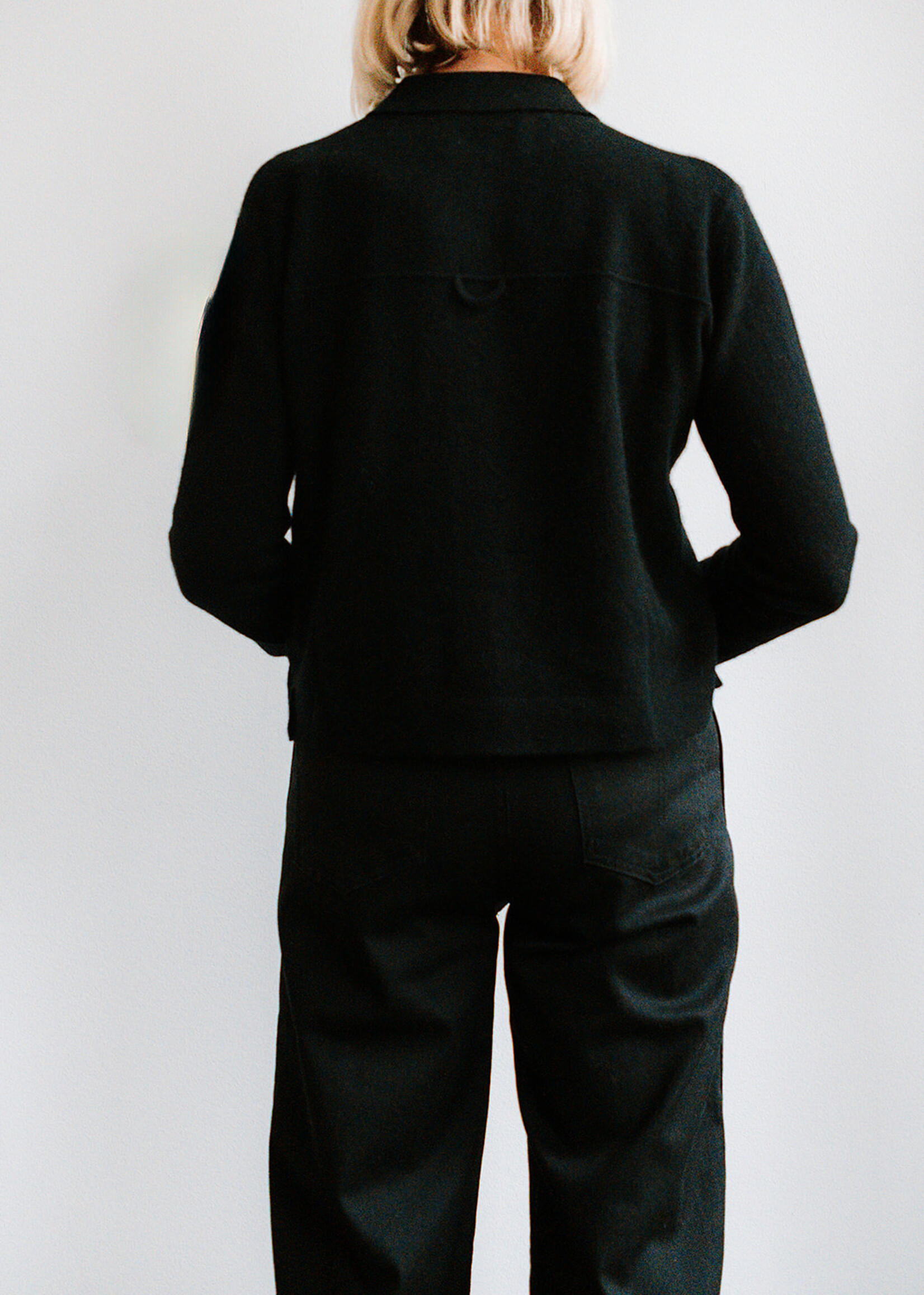 Absolut cashmere Polo Cardigan Agnese (Black)