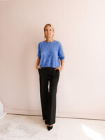 Ottod'Ame Long Wide Leg Trousers (Dark Grey)
