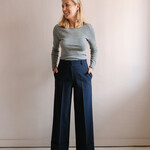 Ottod'Ame Turn-Up Trousers (Navy Blue)