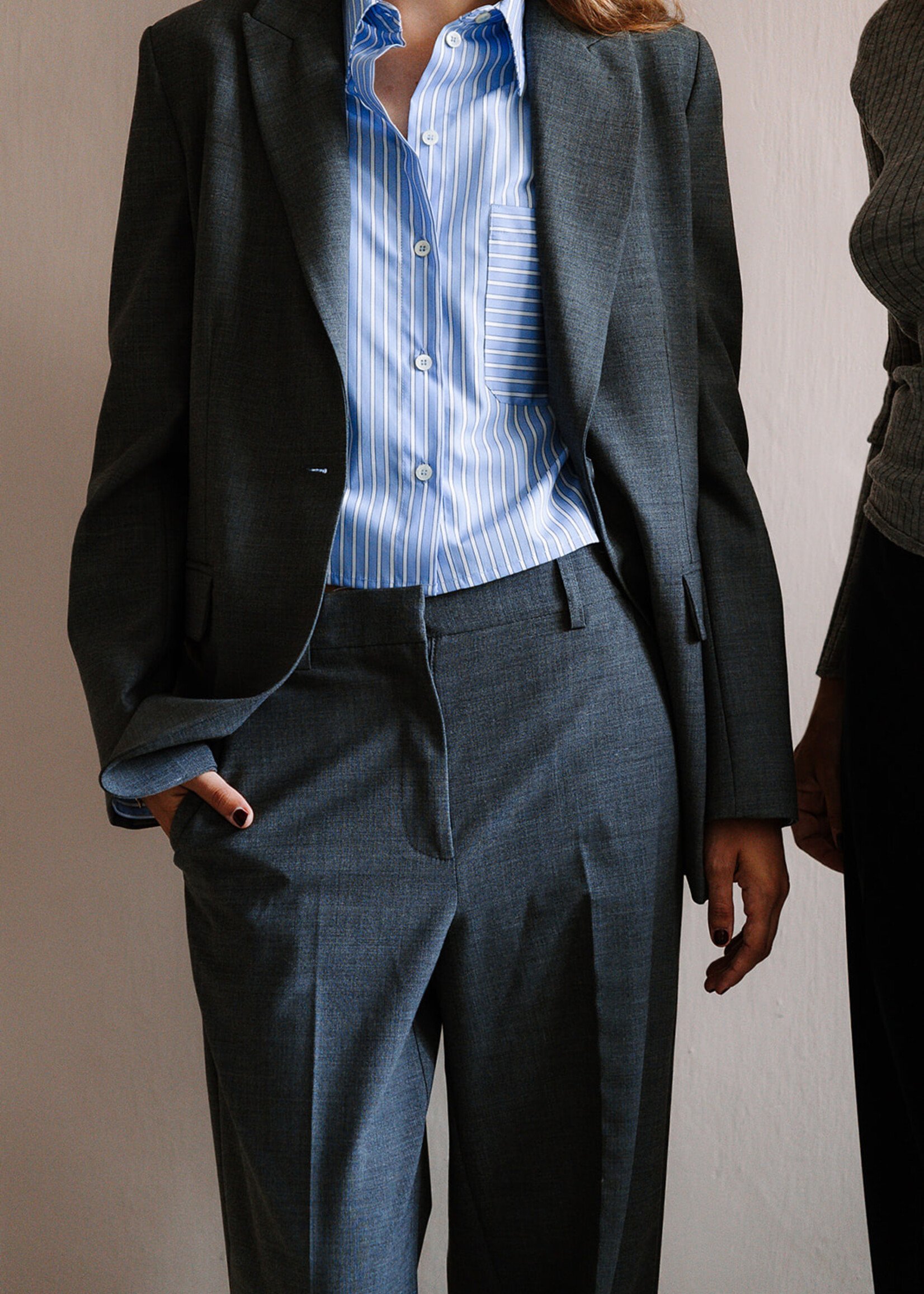 Ottod'Ame Turn-Up Trousers (Grey)