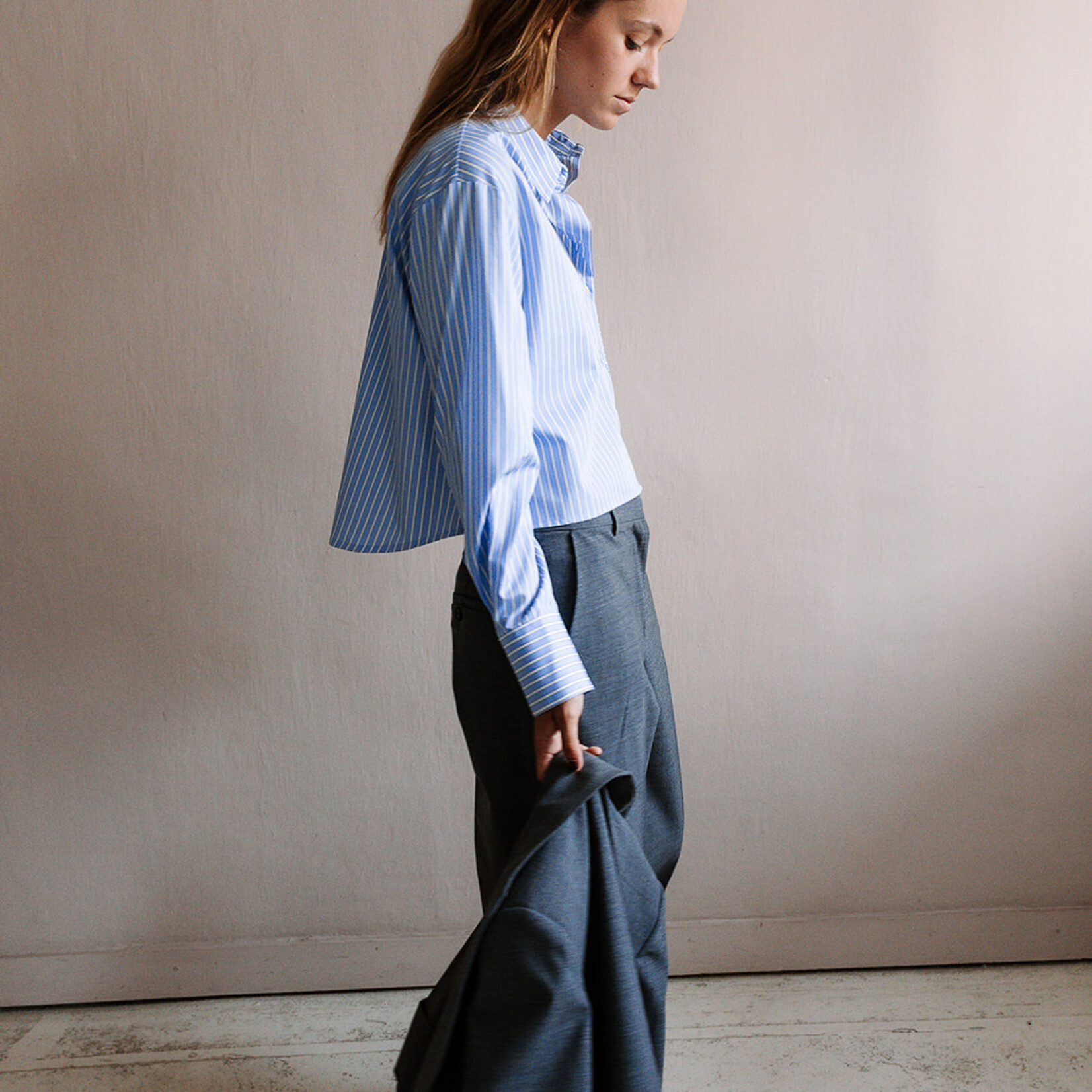 Ottod'Ame Turn-Up Trousers (Grey)