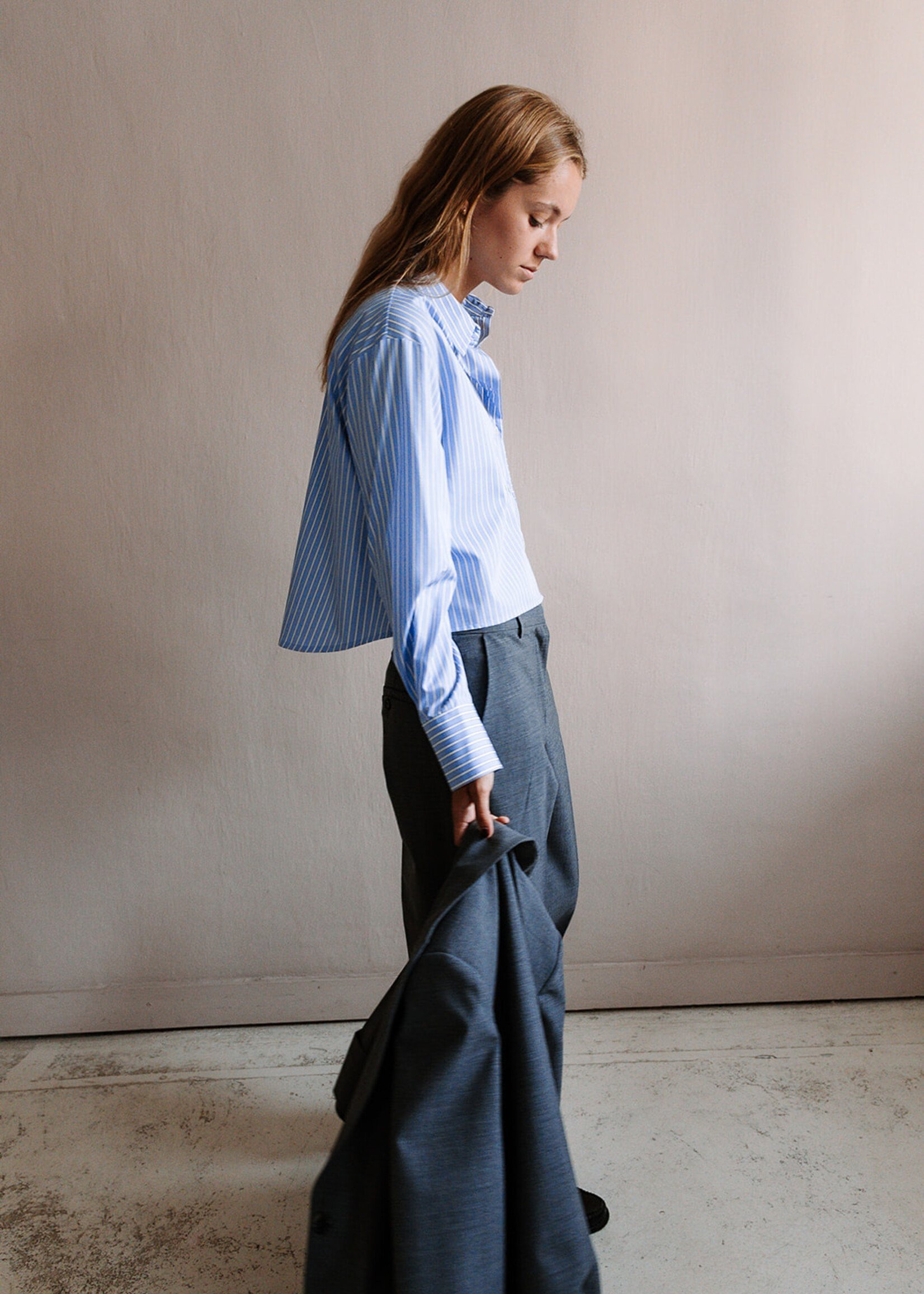 Ottod'Ame Turn-Up Trousers (Grey)