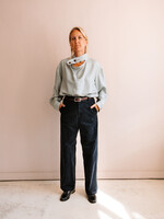 Barena Venezia Corduroy Trousers Ida Cinquecento (Navy Blue)