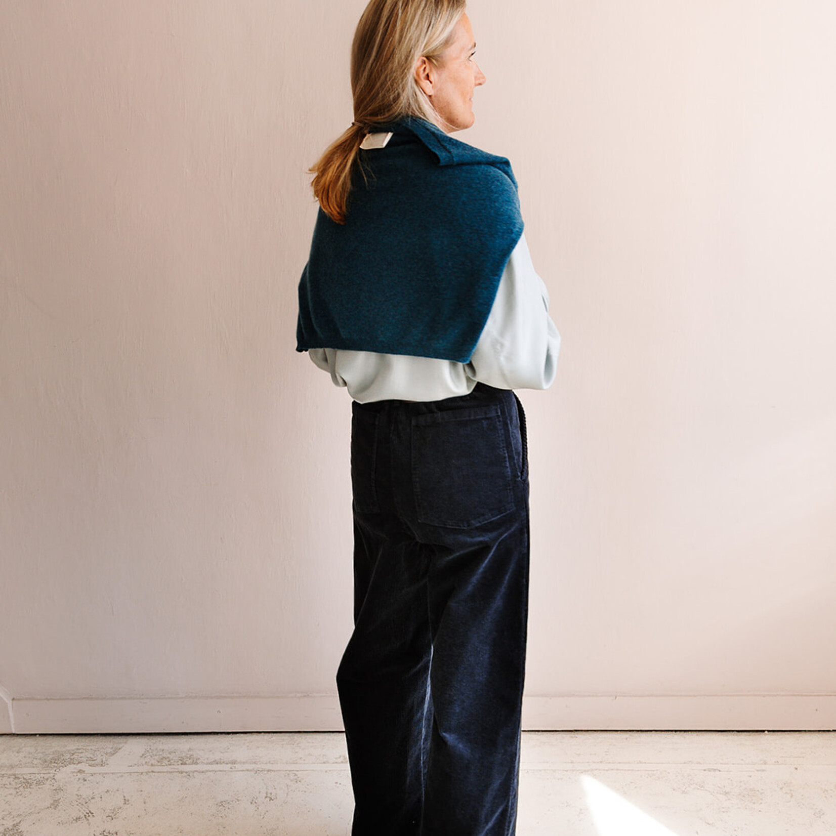 Barena Venezia Corduroy Trousers Ida Cinquecento (Navy Blue)