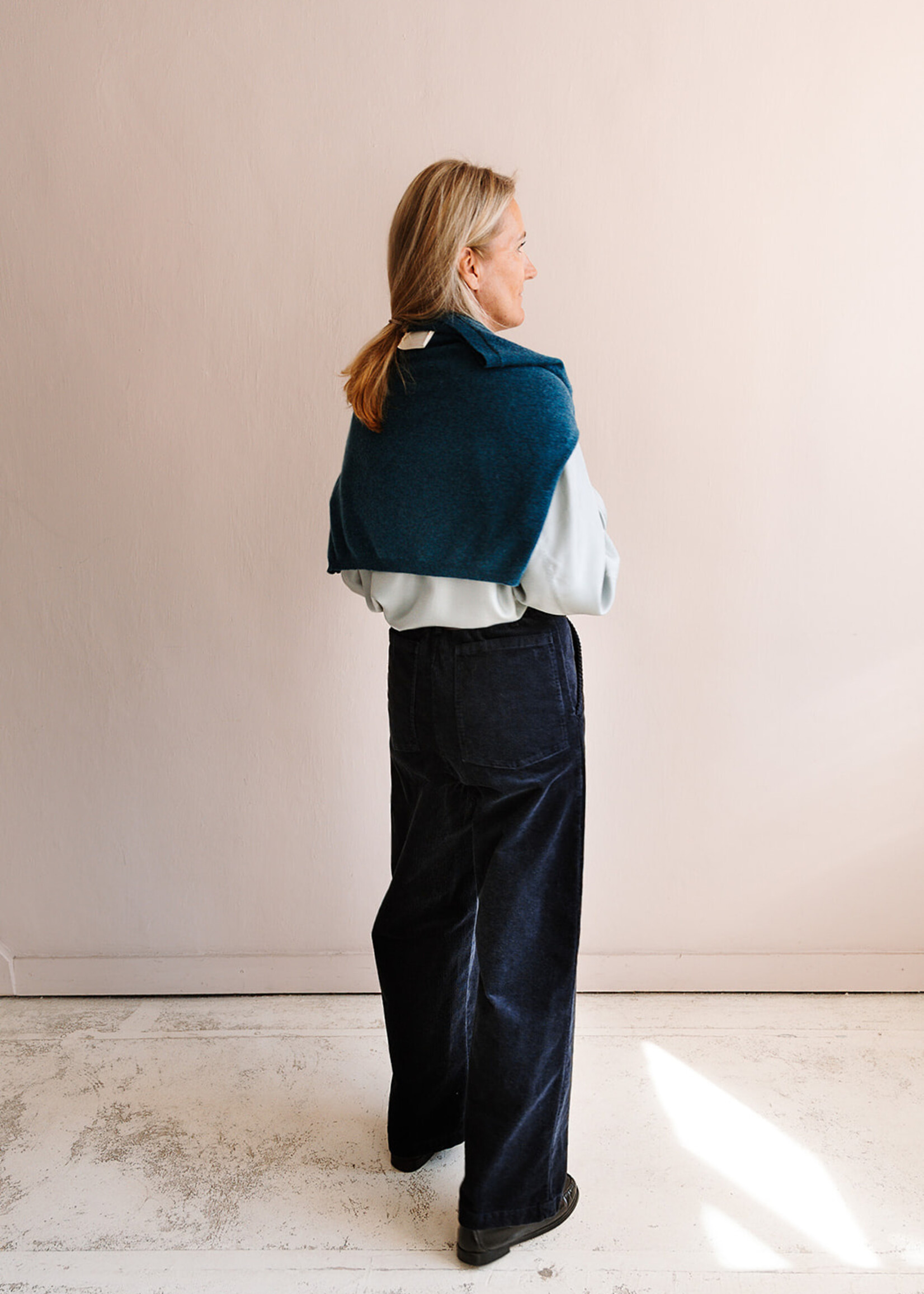 Barena Venezia Corduroy Trousers Ida Cinquecento (Navy Blue)