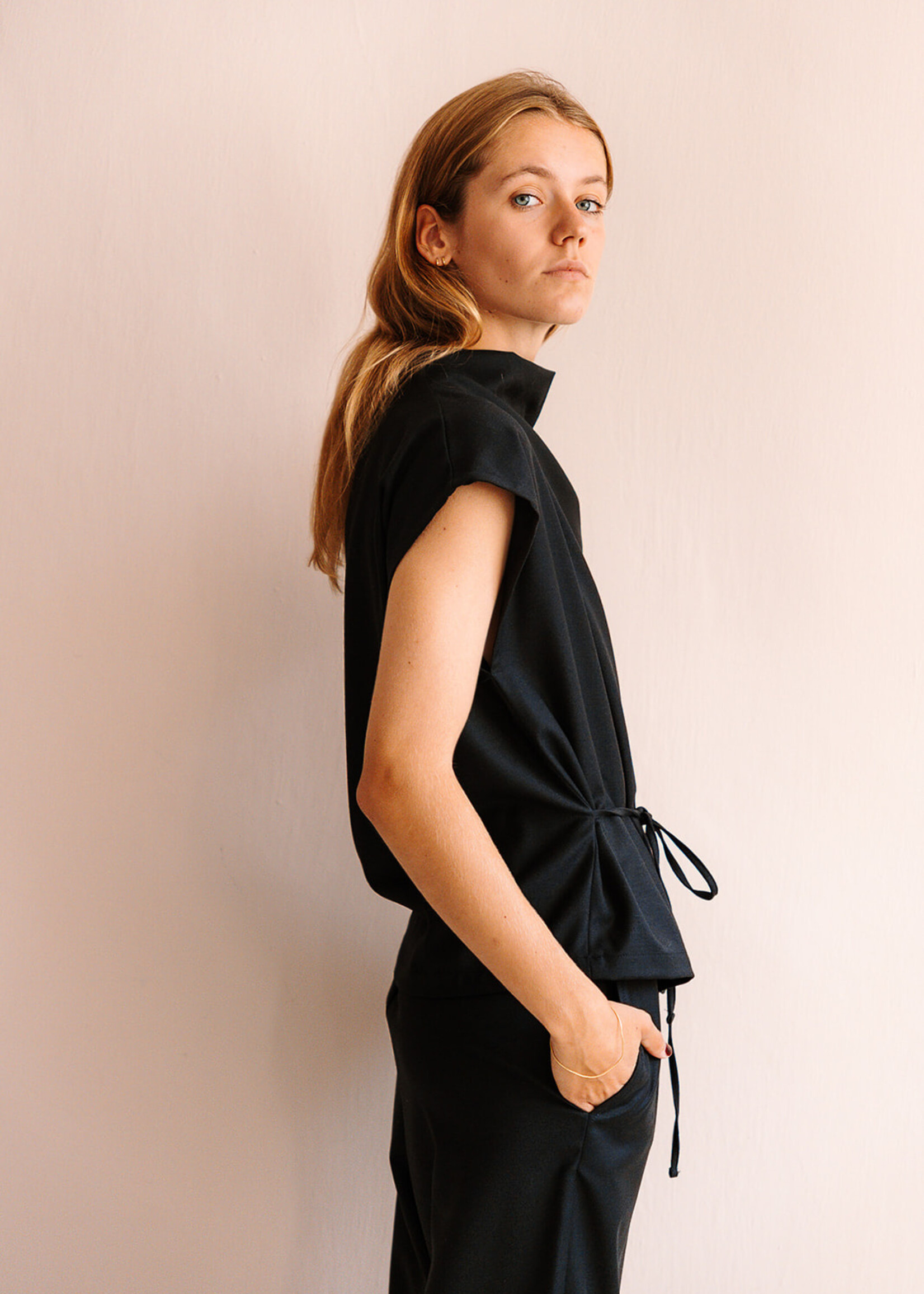 Barena Venezia Sleeveless Top Biancina (Midnight blue)