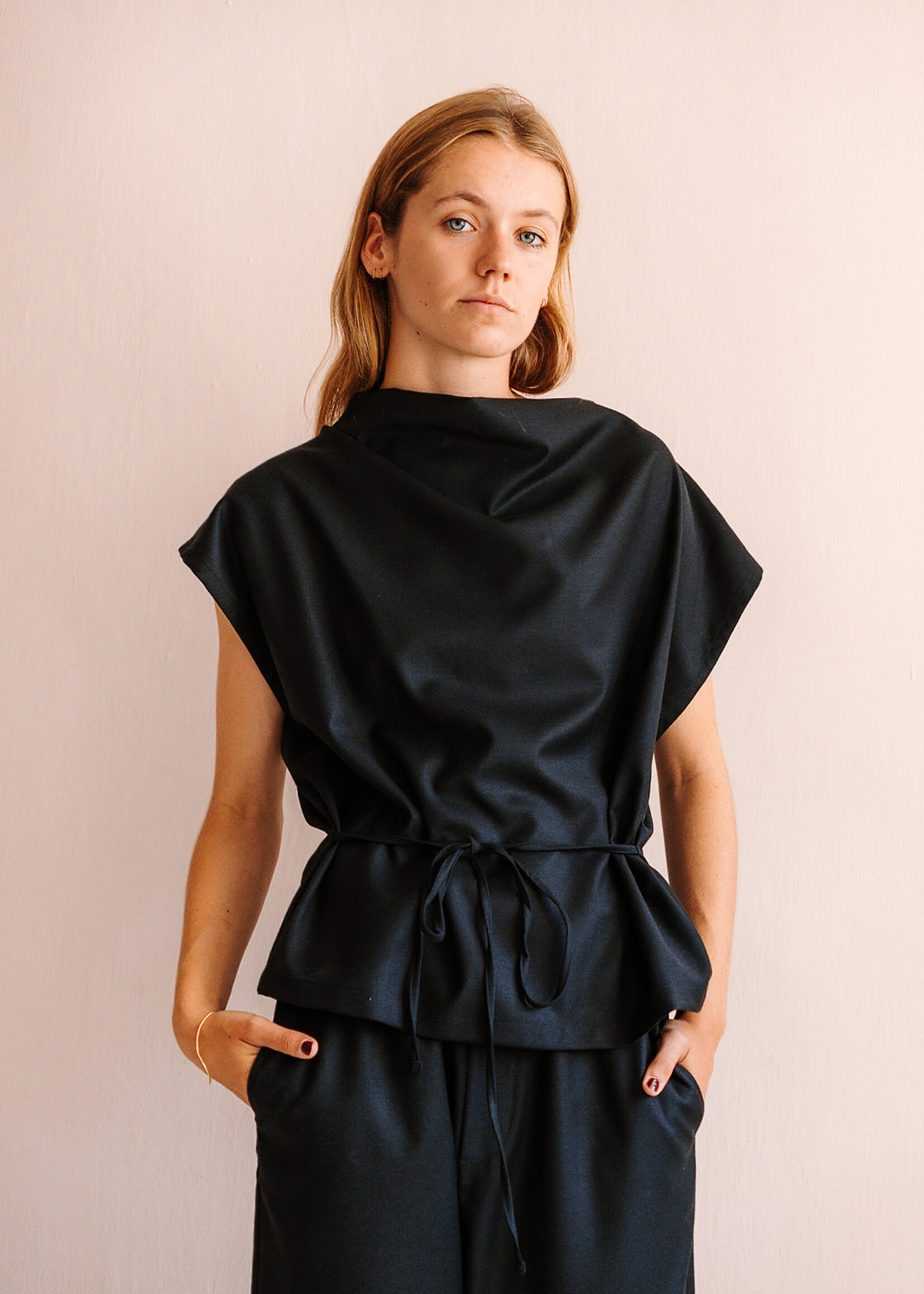 Barena Venezia Sleeveless Top Biancina (Midnight blue)