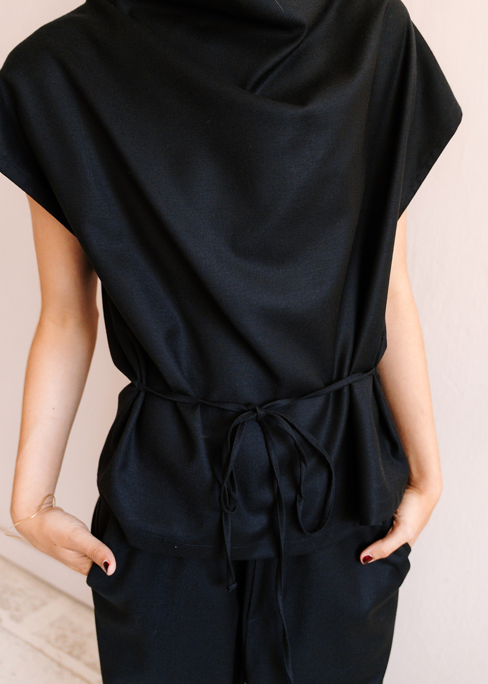 Barena Venezia Sleeveless Top Biancina (Midnight blue)