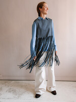 Tela Sleeveless Top Fringe (Grey)