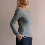 Tela Ribbed Merino Sweater (Grey)