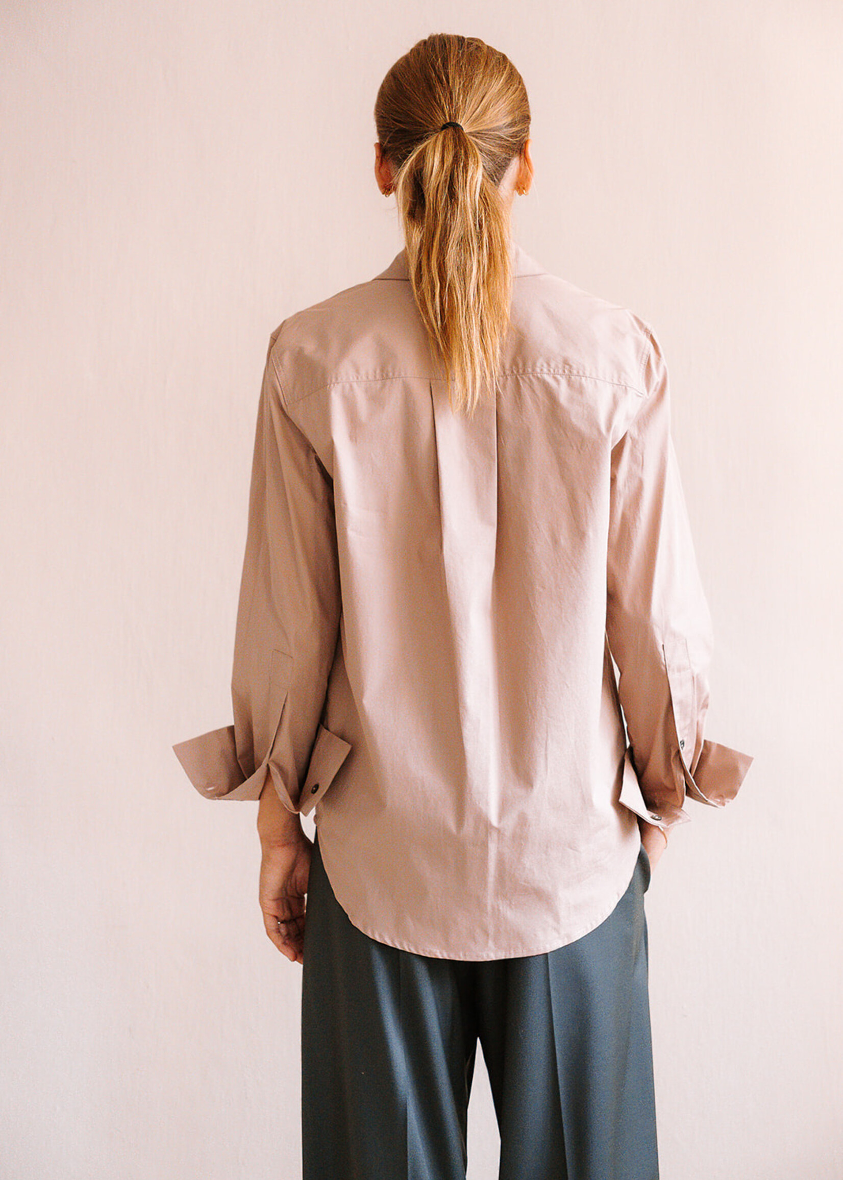 Tela Cotton Shirt (Pink Tan)