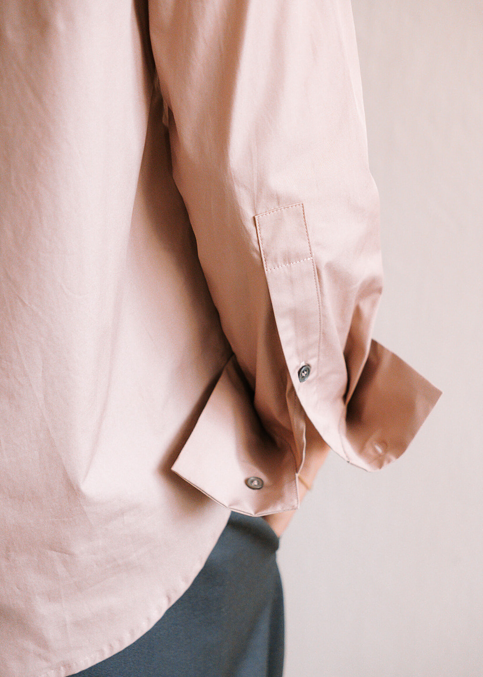 Tela Cotton Shirt (Pink Tan)
