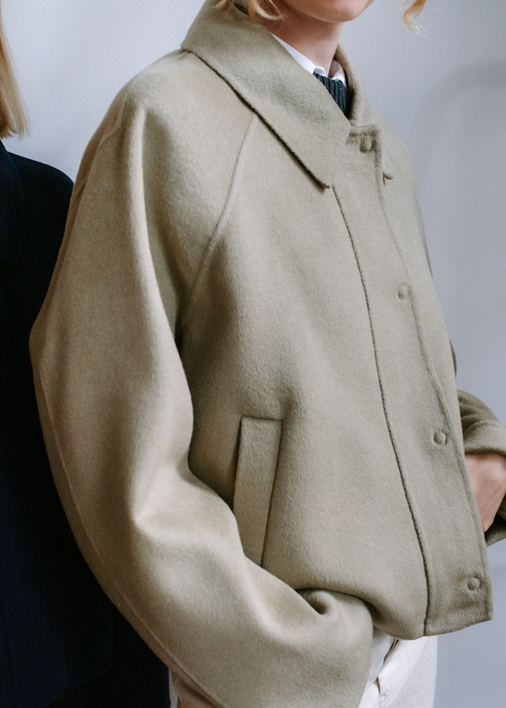 Ottod'Ame Cropped Jacket (Salvia Green)