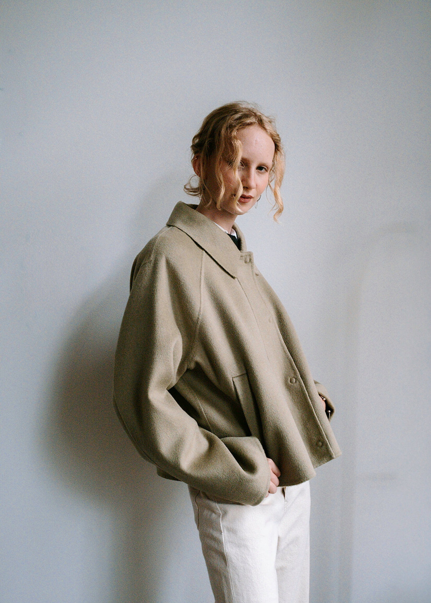 Ottod'Ame Cropped Jacket (Salvia Green)